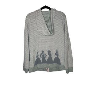 Disney Parks "Princess-ing" Zip-up hoodie Women's Size XL Princess jacket